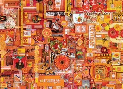 COBBLE HILL ORANGE 1000PC PUZZLE W/ POSTER image 0